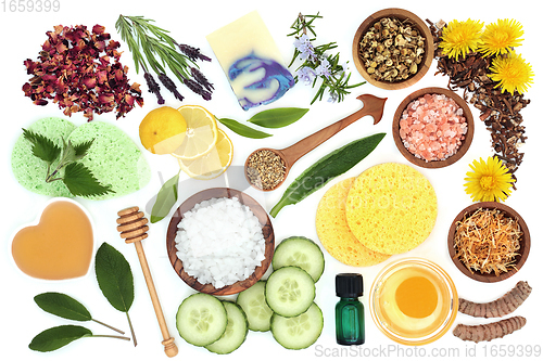 Image of Natural Skin Care Beauty Treatment Products