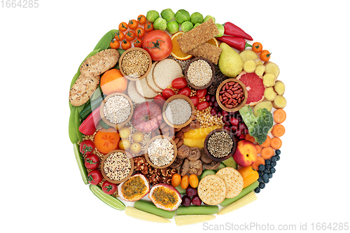 Image of Vegan Health Food High in Dietary Fibre