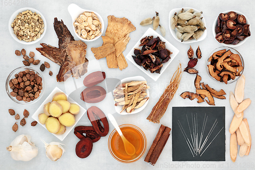 Image of Chinese Acupuncture Treatment for Cold and Flu Remedy