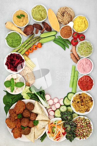 Image of Vegan Health Food for a Healthy Diet