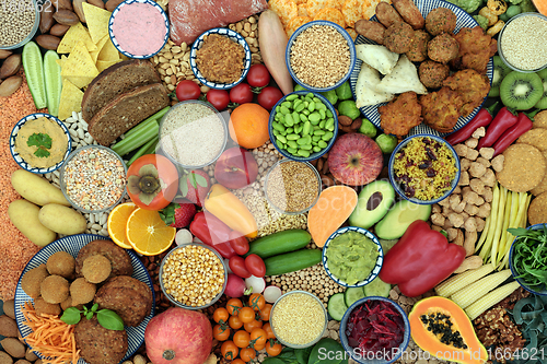 Image of Vegan Health Food Collection for a Healthy Diet