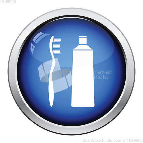 Image of Toothpaste and brush icon