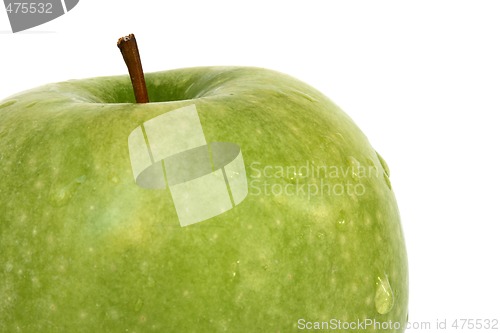 Image of wet apple