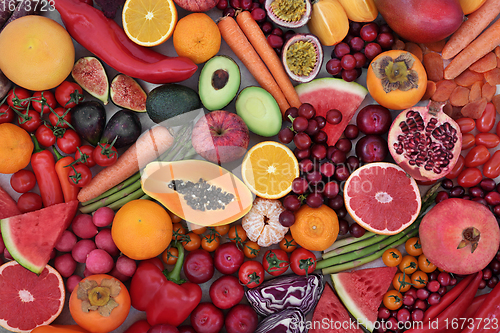 Image of Fruit and Vegetables Very High in Lycopene