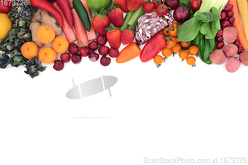 Image of Healthy Antioxidants Food Collection 