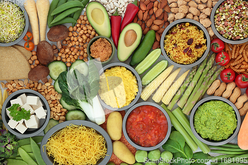 Image of Healthy Vegan Food for Vitality and Fitness