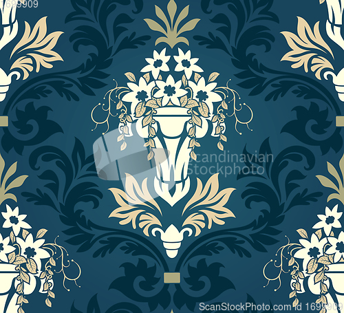 Image of Damask seamless pattern