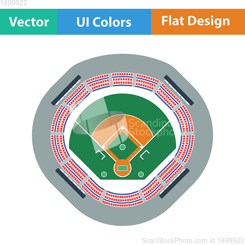 Image of Baseball stadium icon