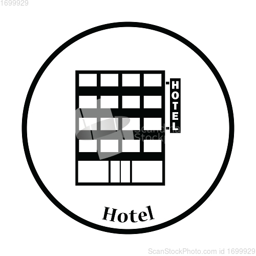 Image of Hotel building icon