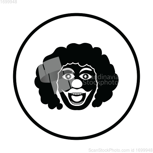 Image of Party clown face icon