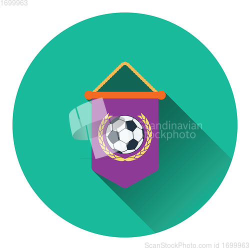 Image of Football pennant icon