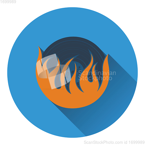 Image of Flame vinyl icon