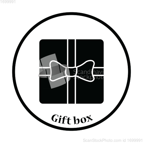 Image of Gift box with ribbon icon