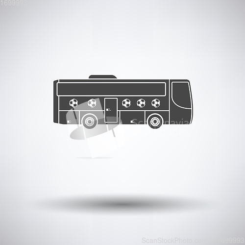 Image of Football fan bus icon