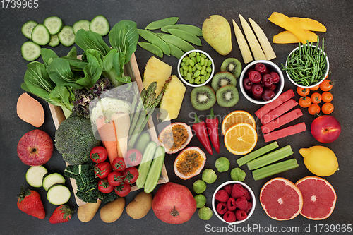 Image of Clean Eating High Fibre Healthy Food 