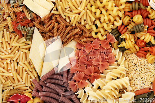 Image of Selection of Dried Pasta Types