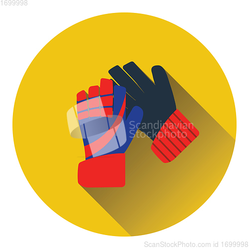 Image of Icon of football   goalkeeper gloves