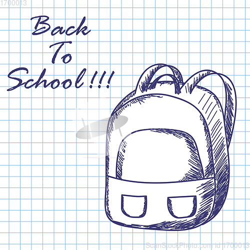 Image of School backpack
