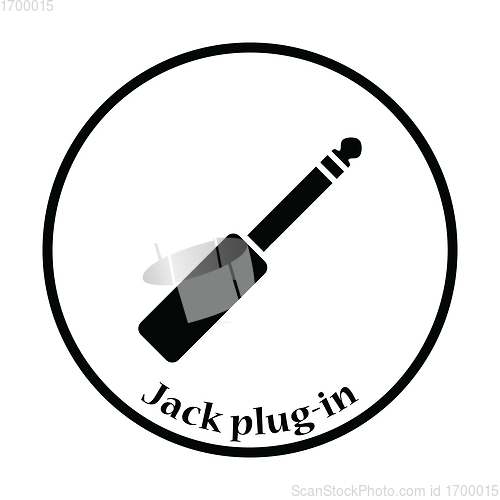 Image of Music jack plug-in icon