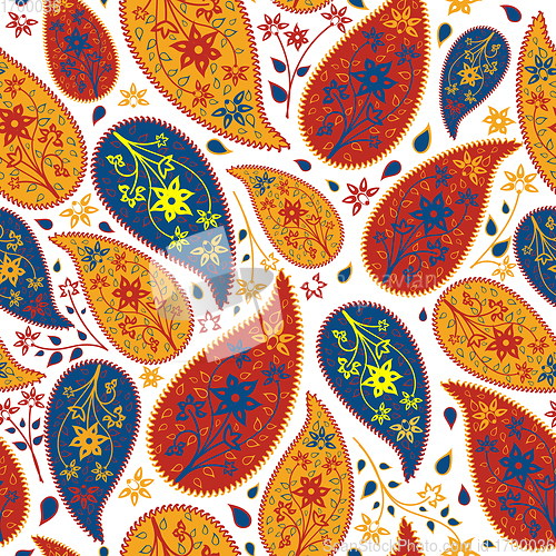 Image of Seamless Paisley Pattern