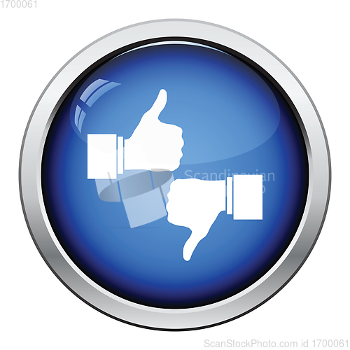 Image of Like and dislike icon