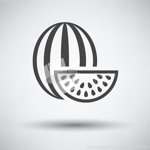 Image of Watermelon icon on gray background