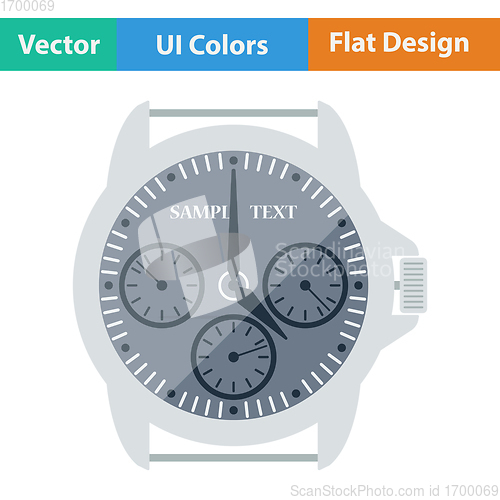 Image of Flat design icon of Watches