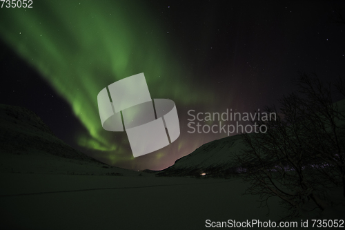 Image of Northern Lights near Tromso, Norway