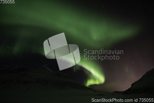 Image of Northern Lights near Tromso, Norway