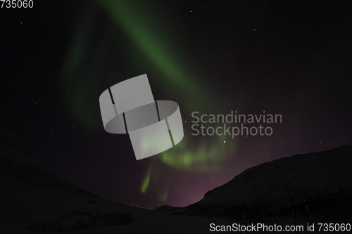 Image of Northern Lights near Tromso, Norway