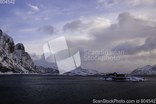 Image of Svolvaer at the Lofoten, Norway