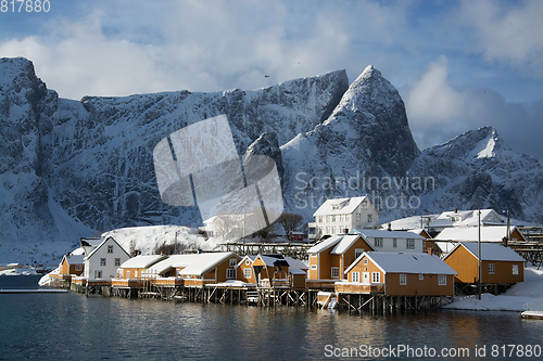 Image of Morning in Sakrisoy at the Lofoten, Norway