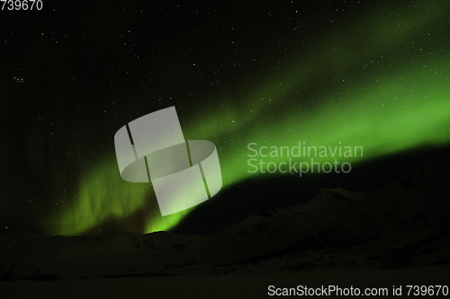 Image of Northern Lights near Tromso, Norway