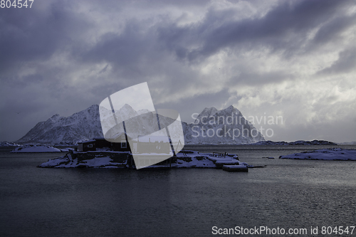 Image of Svolvaer at the Lofoten, Norway