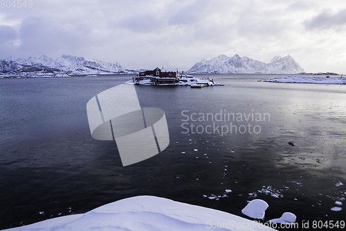 Image of Svolvaer at the Lofoten, Norway