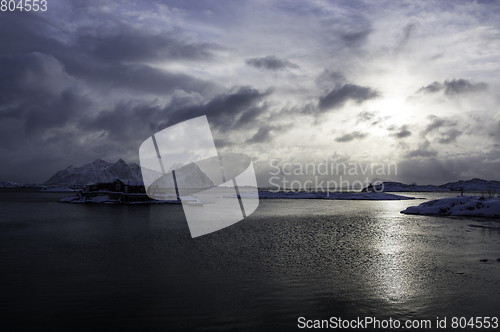 Image of Svolvaer at the Lofoten, Norway
