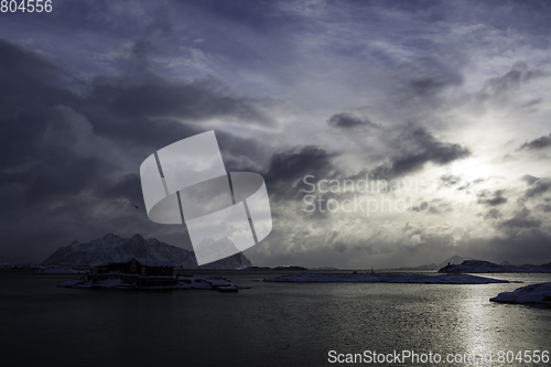 Image of Svolvaer at the Lofoten, Norway