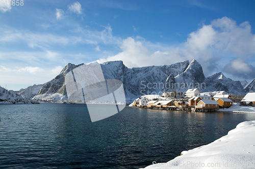 Image of Morning in Sakrisoy at the Lofoten, Norway