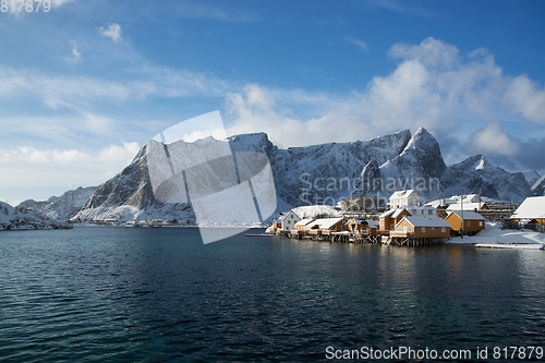 Image of Morning in Sakrisoy at the Lofoten, Norway