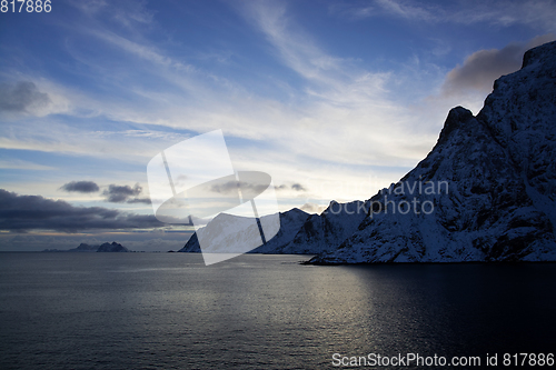 Image of Sunset at A, Norway