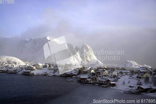 Image of Morning in Reine at the Lofoten, Norway