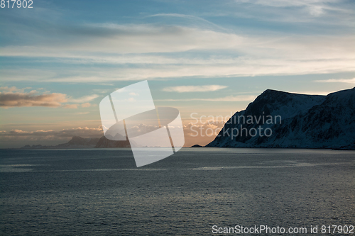 Image of Sunset at A, Norway