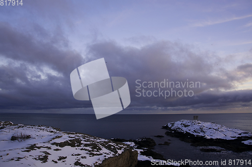 Image of Sunset at A, Norway