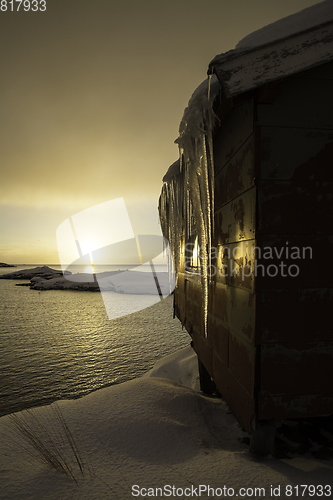 Image of Sunrise in A, Lofoten, Norway