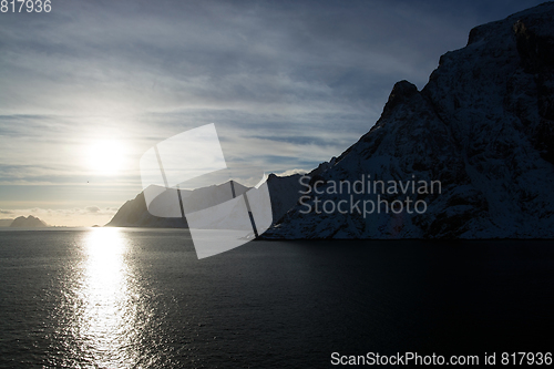 Image of Sunset at A, Norway