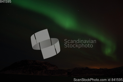 Image of Northern Lights at Bremnes near Harstad, Norway