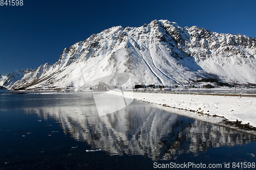 Image of Bridge Barstrand, Lofoten, Norway