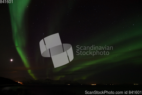 Image of Northern Lights at Bremnes near Harstad, Norway