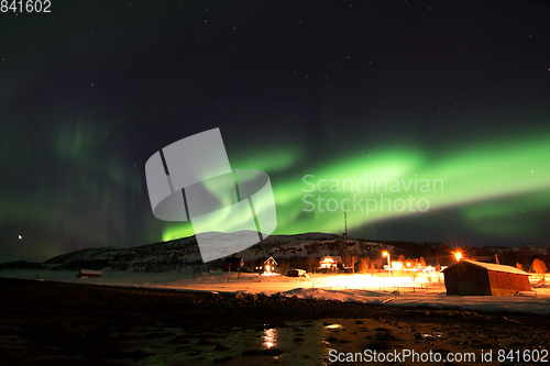 Image of Northern Lights in Lyfjord, Norway