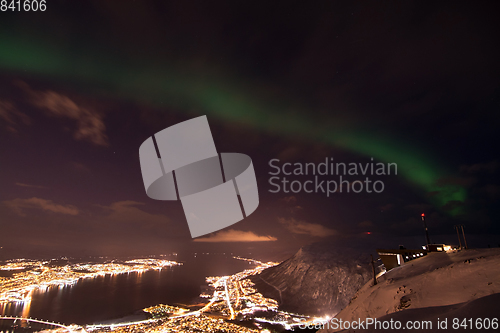 Image of Northern Lights over Tromso, Norway